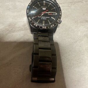 SEIKO 7S26-02T0 Men's Watch Automatic Analog Silver Gray Used